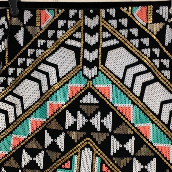 EXPRESS SEQUINED SKIRT - Picture 2 of 2